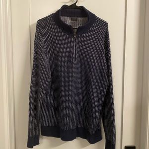 J. Crew 1/4 Zip Navy Sweater